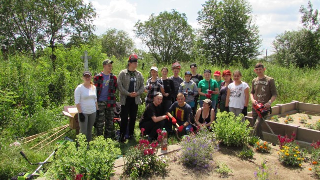 4. Grupa wolontariuszy z Ruszowa