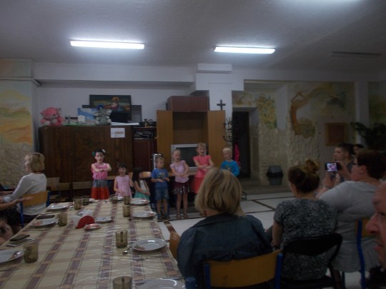 Ukraińskie dzieci nas witają