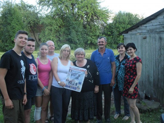 Kupcze- spotkanie z rodziną pani Heleny Pawęzkiej