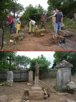 Niżniów widok na rozkopane