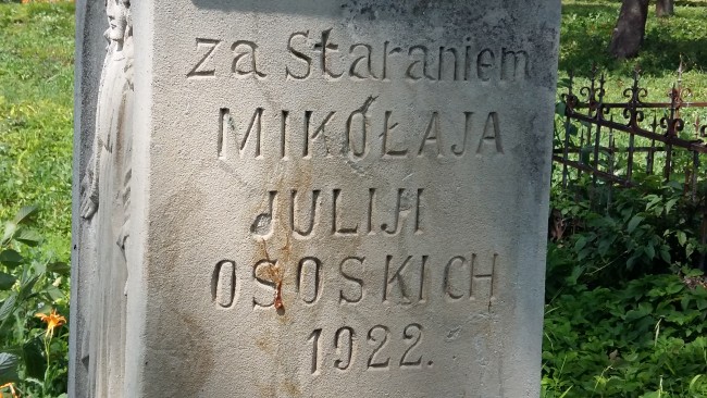 Ososki Mikołaj Julia - fundatorzy - Kaczanowka