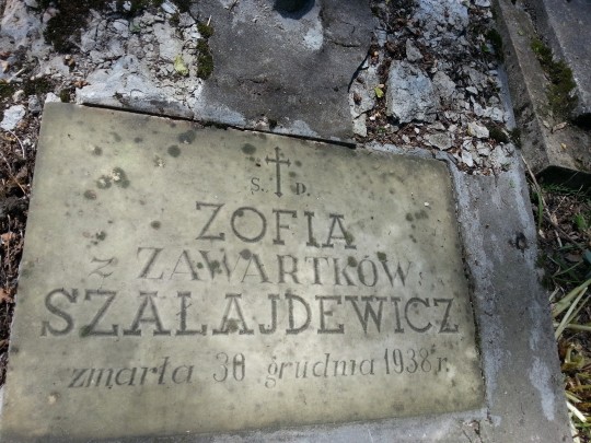 Szałajdewicz Zofia z Zawartków Bóbrka