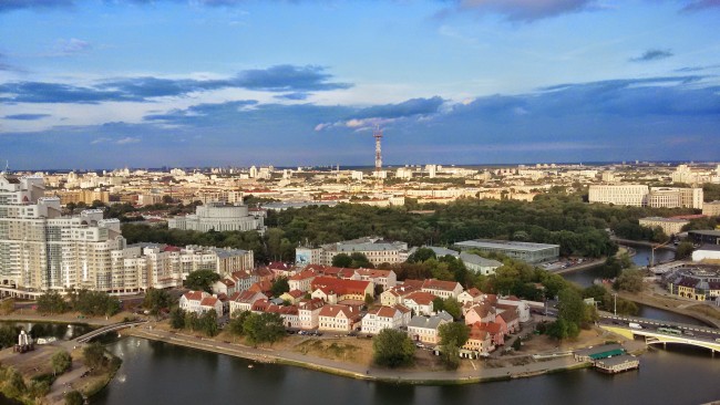 Minsk._A_view_of_Svislach_river