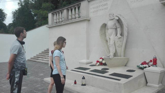 Lwów - Cmentarz Łyczakowski - pomnik lotników